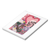 Frau Elisabeth's Peppermint World Notizblock (Rotiert)