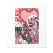 Frau Elisabeth's Peppermint World Notizblock (Vorderseite)