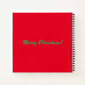 Frau Elizabeth Christmas Notebook Notizblock (Rückseite)