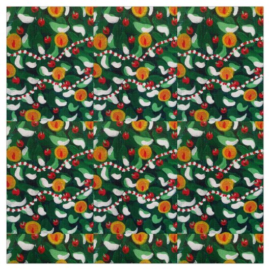 Frau Elizabeth Christmas Tree Stoff (Muster)