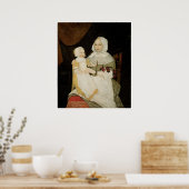Frau Elizabeth Freake & Baby Mary C 1671-74 Poster (Küche)