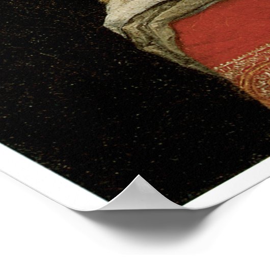 Frau Elizabeth Freake & Baby Mary C 1671-74 Poster (Ecke)