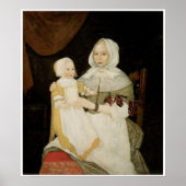 Frau Elizabeth Freake & Baby Mary C 1671-74 Poster (Vorne)