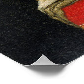 Frau Elizabeth Freake und Baby Mary, ca. 1671-1674 Poster (Ecke)