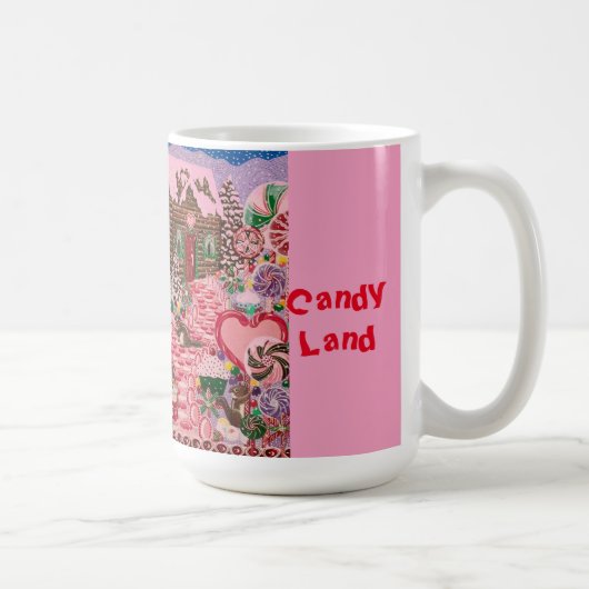 "Frau Elizabeths Candy Land Kaffeetasse (Rechts)