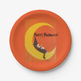 "Frau Elizabeth's Crescent Moon Candy Paper Plate" Pappteller