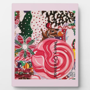 "Frau Elizabeth's Peppermint World" Fotoplatte