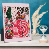 "Frau Elizabeth's Peppermint World" Fotoplatte (Seite)