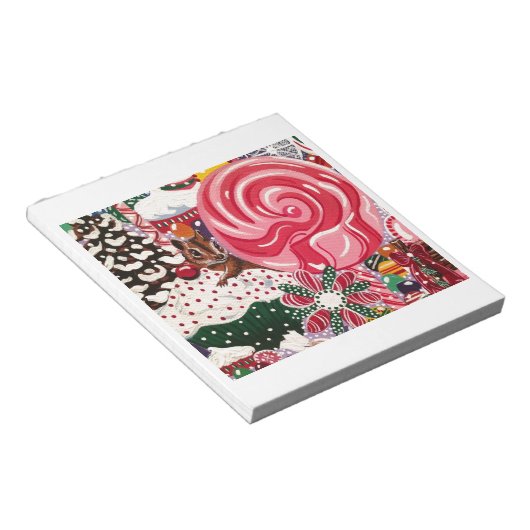 "Frau Elizabeth's Peppermint World" Notizblock (angewinkelt)