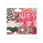 "Frau Elizabeth's Peppermint World" Notizblock (Vorderseite)