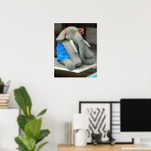 Frau Ella geht zum Pool Poster (Heimbüro)