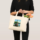 Frau Ella im Park Mini Tote Bag Stoffbeutel (Vorderseite (Produkt))