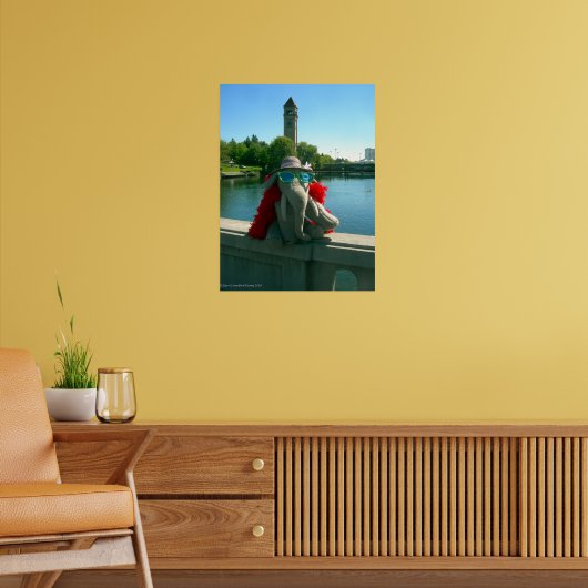 Frau Ella im Park Poster (Wohnzimmer 2)
