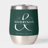 Frau Emerald Green Gastgeschenk Hochzeit (Vorderseite)