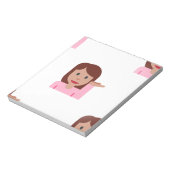Frau Emoji Notizblock (Rotiert)