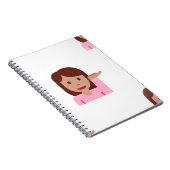 Frau Emoji Notizblock (Rechte Seite)