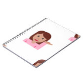 Frau Emoji Notizblock (Linke Seite)