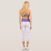 Frau: erwachsene biologische weibliche capri leggings (Rückseite)