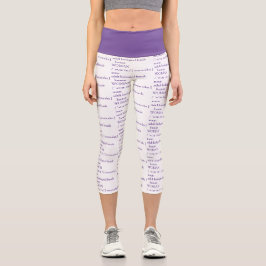 Frau: erwachsene biologische weibliche capri leggings