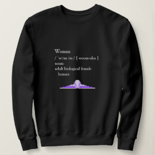 Frau: erwachsene biologische weibliche sweatshirt
