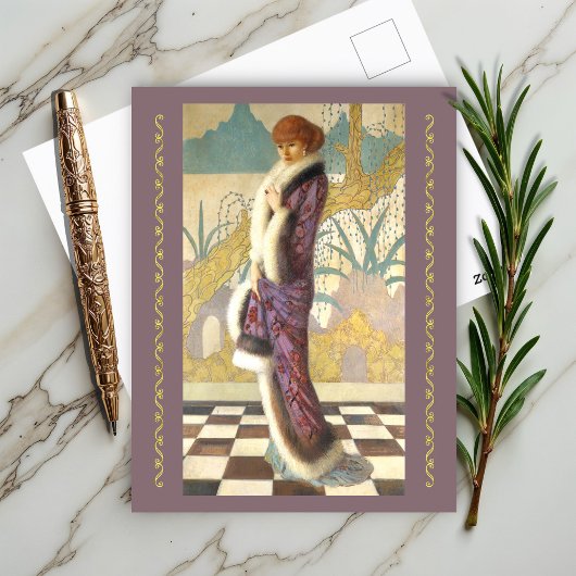 Frau Ethel Cushing Postkarte