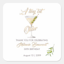 Frau etwas älter Cocktailparty 30. Geburtstag