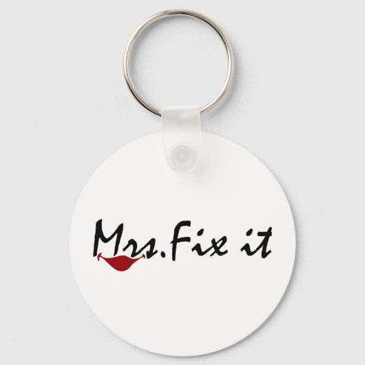 Frau Fix It Schlüsselanhänger (Vorderseite)
