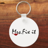 Frau Fix It Schlüsselanhänger (Vorderseite)