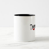 Frau Fix It Zweifarbige Tasse (Mittel)