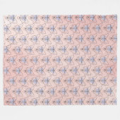 Frau Fleecedecke (Vorderseite (Horizontal))