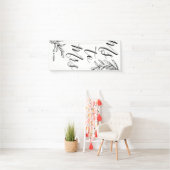 Frau Floral Frau Brautparty Banner (Insitu)