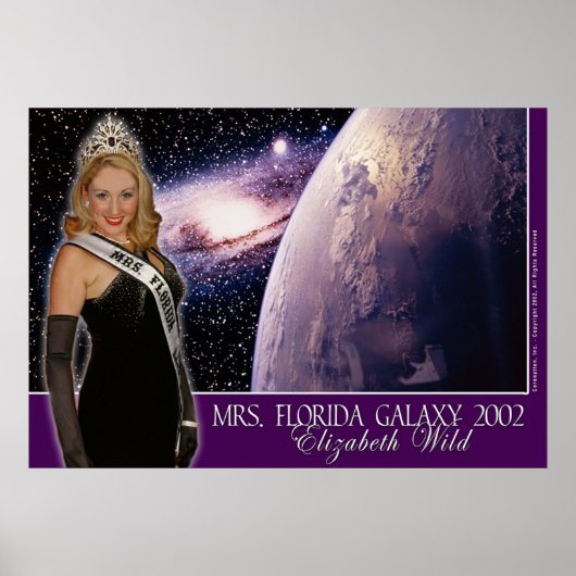 Frau Florida Galaxy 2002 - Elizabeth Wild - 3 Poster (Vorne)