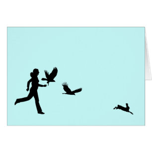 Frau Flying Harris Hawks