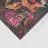 Frau Fox Seidenpapier (Ausschnitt)