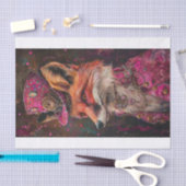 Frau Fox Seidenpapier (Handwerk)