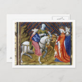 Frau Fr. 120 Lady of the Lake Meeting Guinevere, Postkarte (Vorne/Hinten)