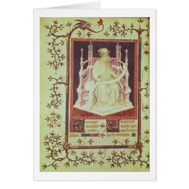 Frau Fr 13091 f.11v der Prophet Jesaja, vom Ps (Vorne)