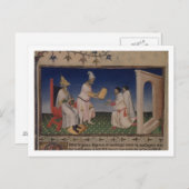 Frau Fr 2810 f.3v Kublai Khan (1214-1994), die sei Postkarte (Vorne/Hinten)