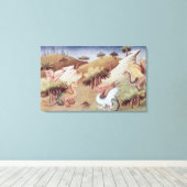 Frau Fr 2810 f.55v Drachen und andere Tiere Leinwanddruck (Insitu (Holzboden))