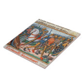 Frau Fr 5054 f.11 der Kampf von Agincourt, 1415, Fliese (Seite)