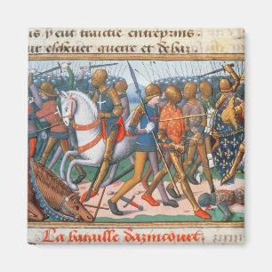 Frau Fr 5054 f.11 der Kampf von Agincourt, 1415, Magnet
