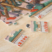 Frau Fr 5054 f.11 der Kampf von Agincourt, 1415, Puzzle (Seite)