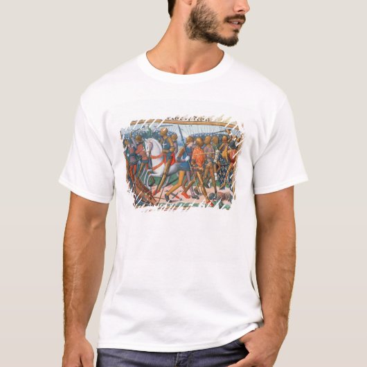 Frau Fr 5054 f.11 der Kampf von Agincourt, 1415, T-Shirt (Vorderseite)