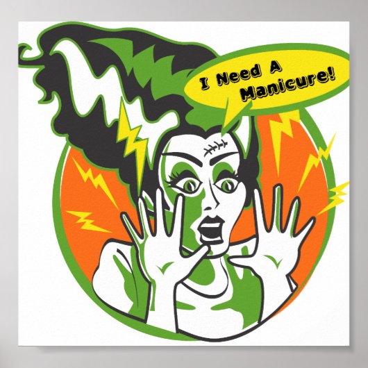 Frau Frankenstein braucht eine Maniküre Poster (Vorne)