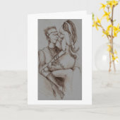 Frau Frankenstein Karte (Gelbe Blume)