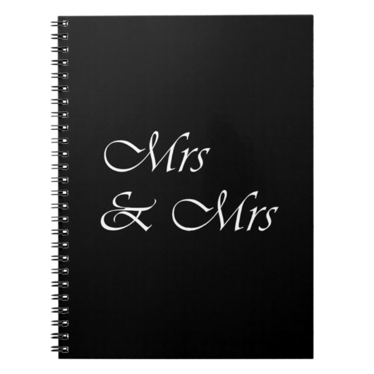 Frau & Frau Notizblock (Vorderseite)