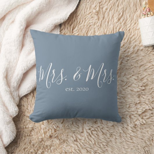 Frau & Frau Throw Pillow für das neue Jahr Kissen (Decke)