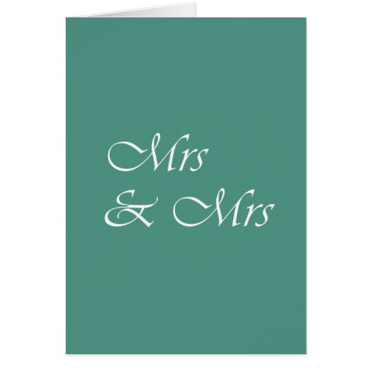 Frau & Frau Typografie (Vorne)
