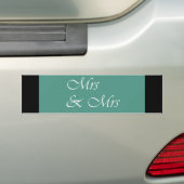 Frau & Frau Typografie Autoaufkleber (Auf Auto)