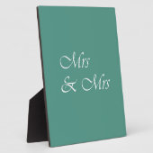 Frau & Frau Typografie Fotoplatte (Seite)